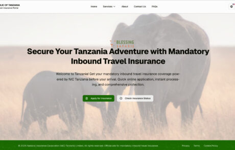 Tansania – Obligatorische Einreise-Reiseversicherung Tansania – Obligatorische Einreise-Reiseversicherung