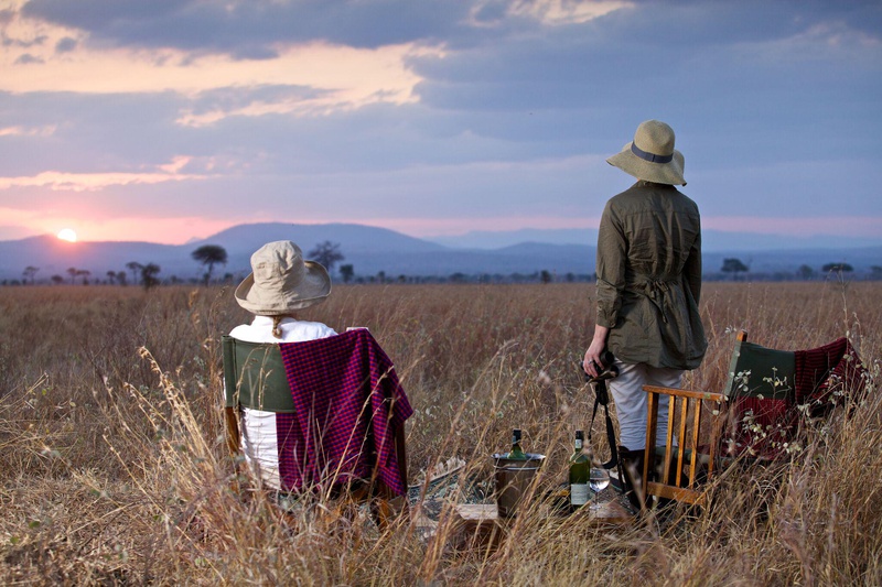 mid range safari cost photo - clients staying at Vuma hill 