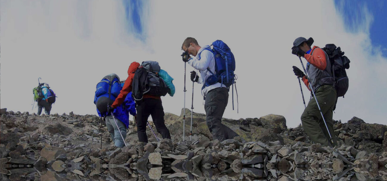 walking evacuation kilimanjaro 