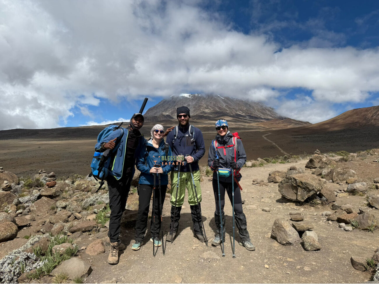 climbers on marangu route