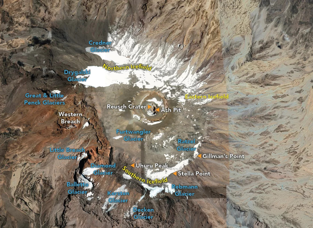 kilimanjaro glacier