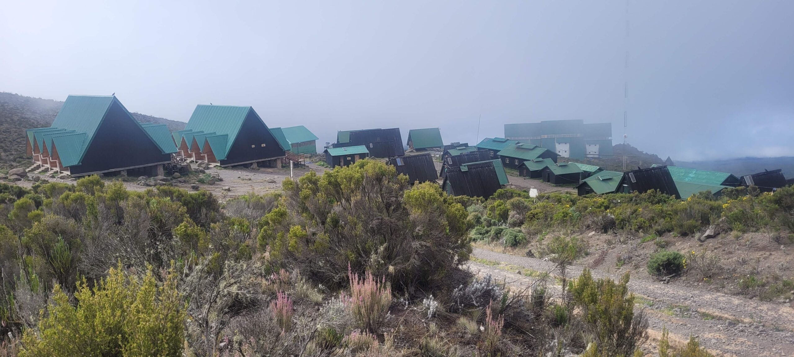 horombo hut on mount kilimanjaro's marangu route
