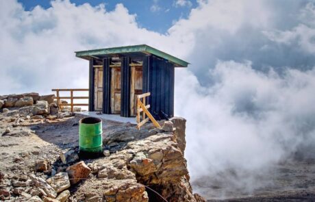 public toilets on mount kilimanjaro