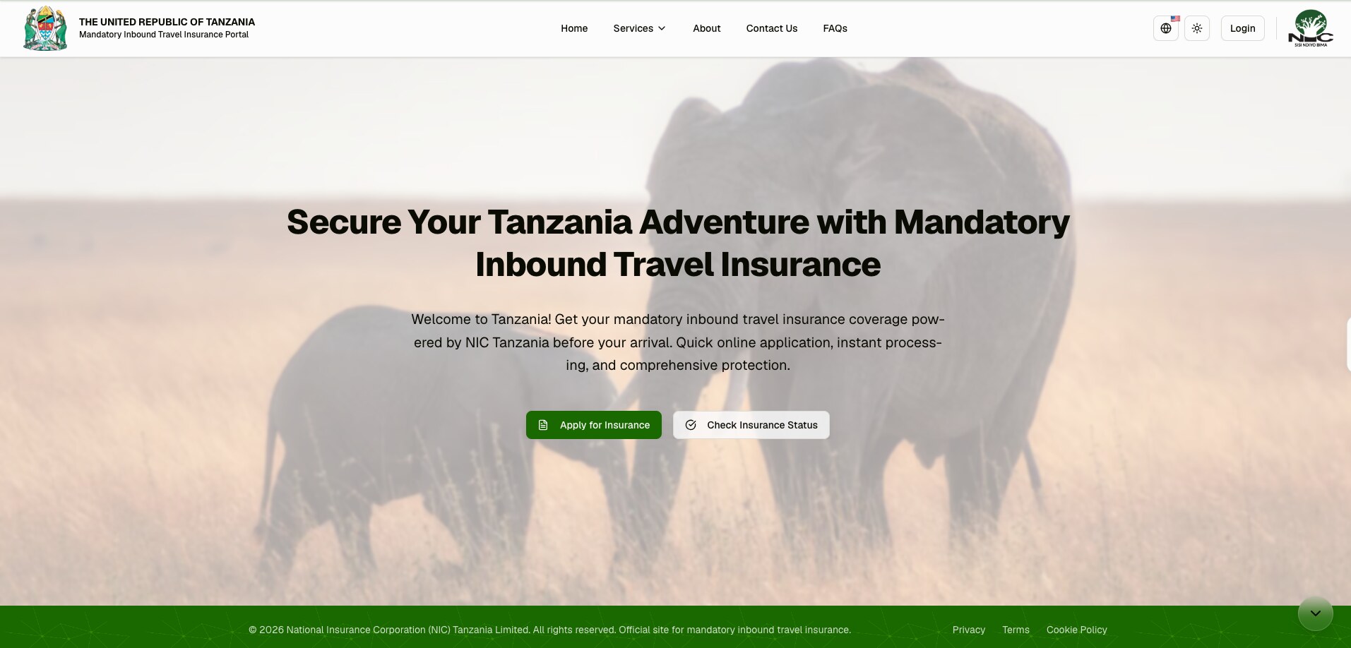 inbound mandatory insurance tanzania mainland
