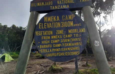 mweka camp mweka camp