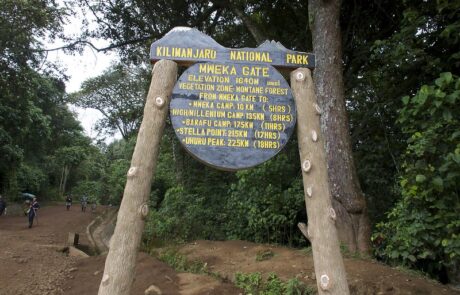 mweka gate kilimanjaro