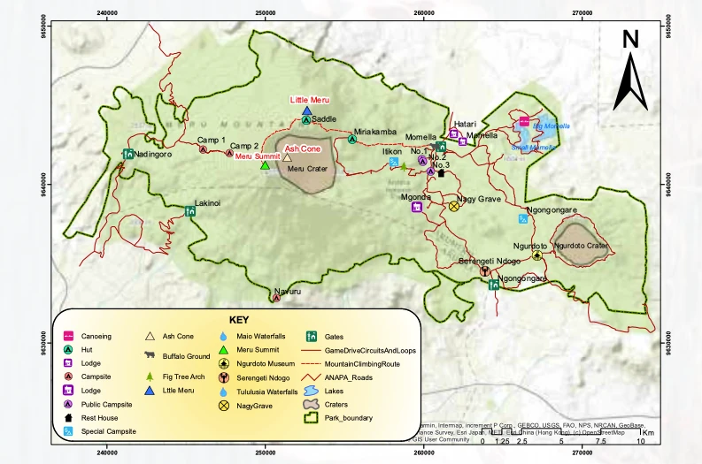 Arusha-National-Park-Map arusha national park map