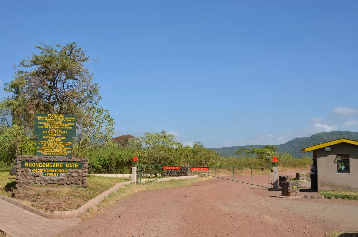 ngongongare gate arusha national park