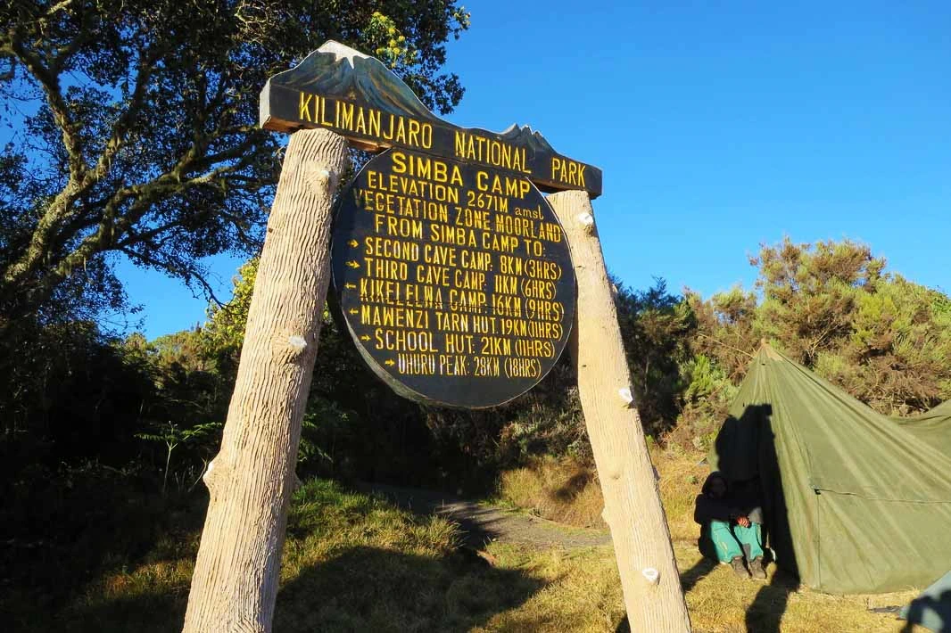 rongai-route simba camp 