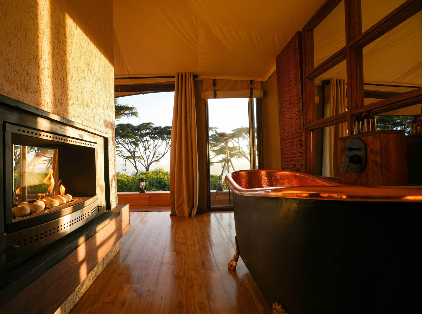 a best view of the room while on Tanzania luxury safari cost