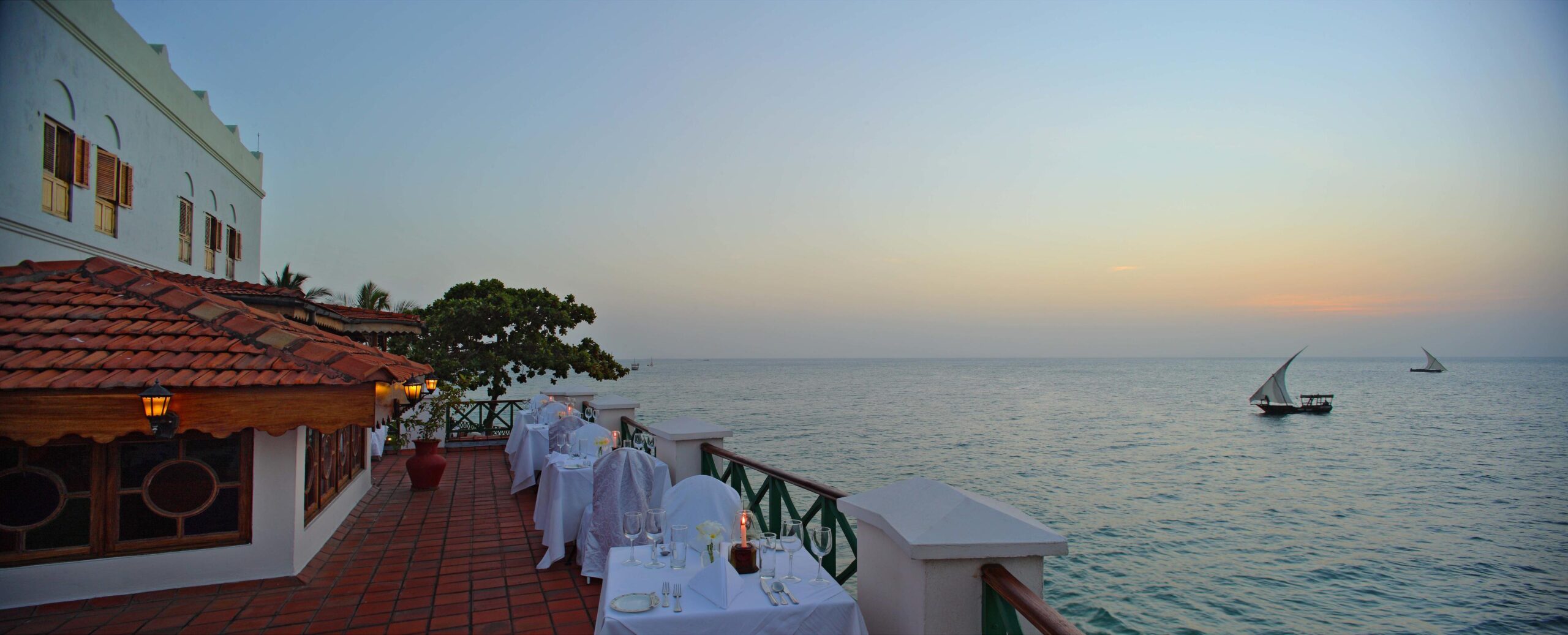 Restaurant terrace